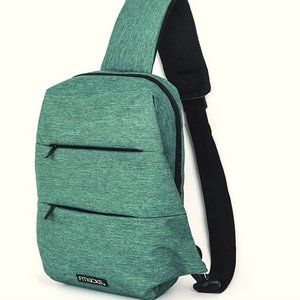 Fitkicks Teal One Shoulder Sling Mini Backpack